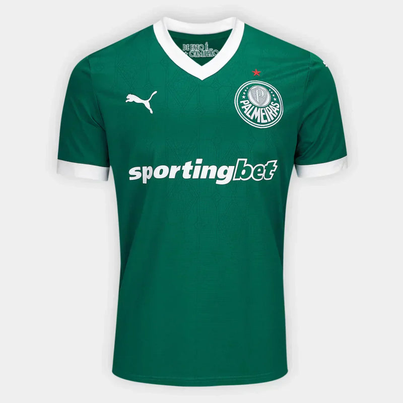 Camisa Palmeiras I 25/26 Torcedor Puma Masculina - Verde