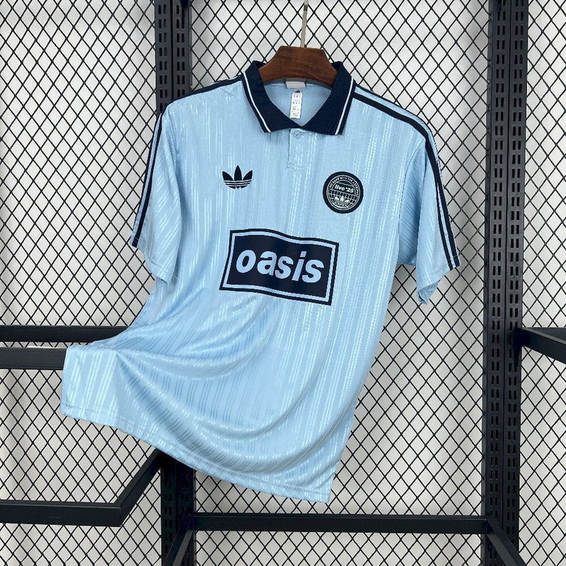 Camisa Futebol Comemorativa Oasis x Adidas Live 25 – Torcedor Azul
